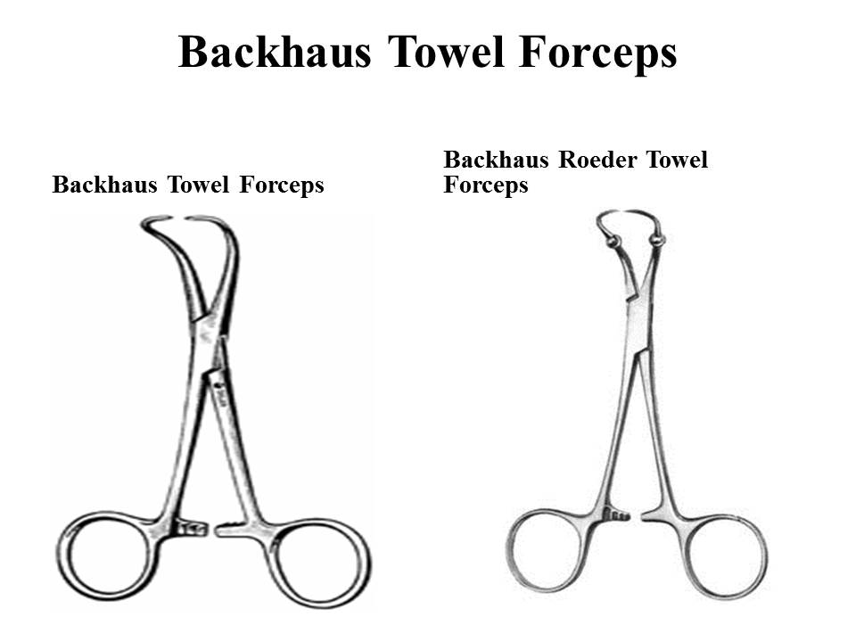 Backhaus Towel Forceps