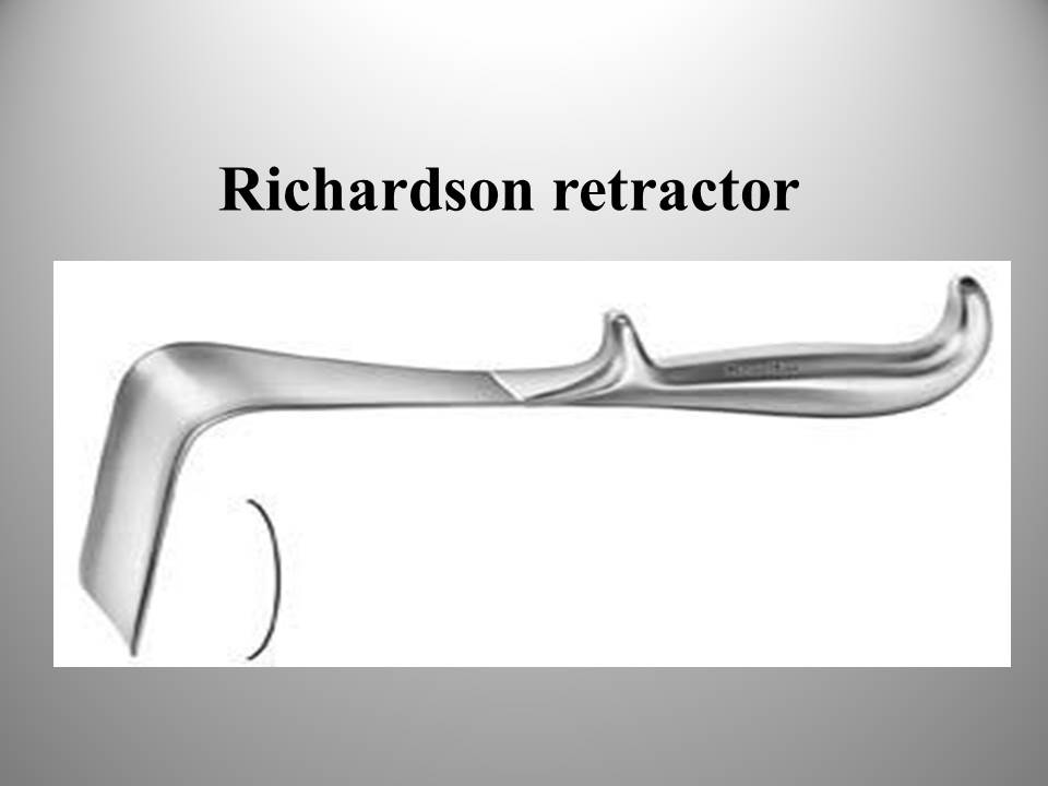 Richardson retractor